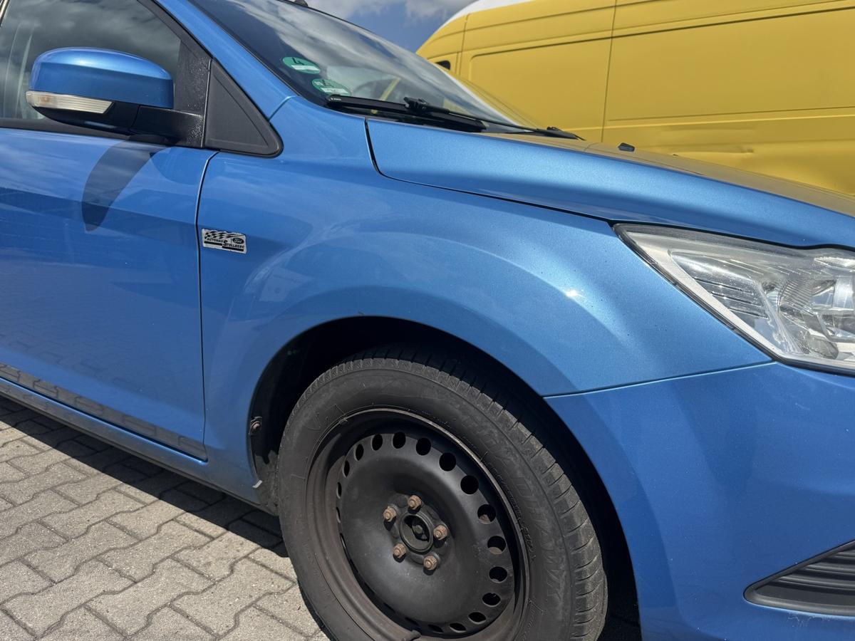Ford Focus 2 DA3 original Kotfl&uuml;gel rechts Vision-Blau Facelift ab 11/2007 Bj.2008